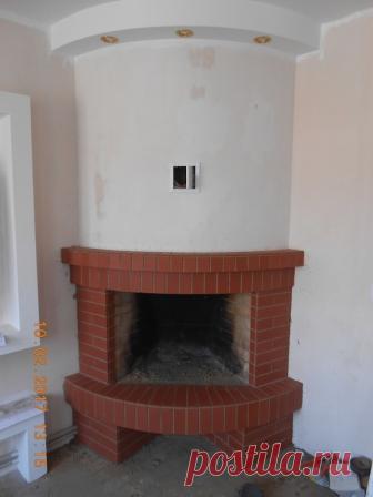 Кладка углового камина своими руками