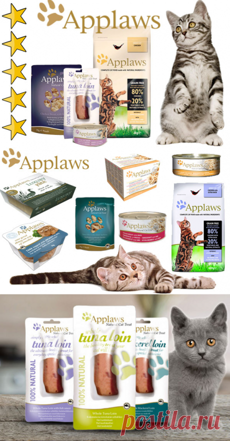 Корм для кошек Аpplaws (Аплаус): обзор, виды, состав, отзывы