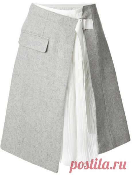 Sacai wrap skirt