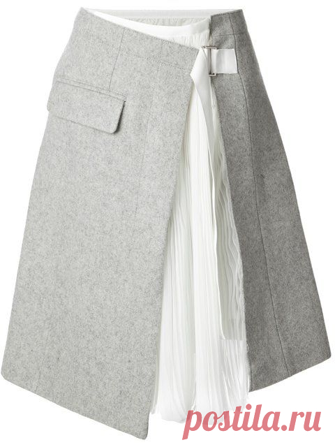 Sacai wrap skirt
