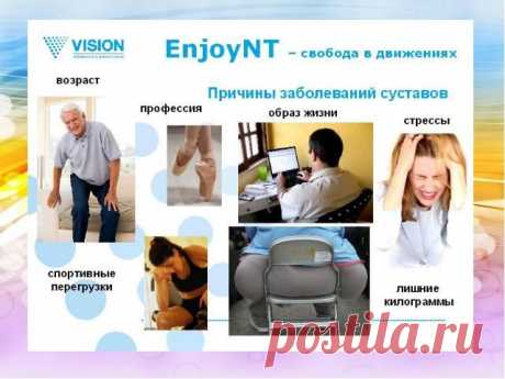 Комплексная защита суставов

Когда суставы скованны, хрустят или болят, необходим инновационный комплекс EnjoyNT. В его составе — глюкозамин и хондроитин, которые предотвращают разрушение и стимулируют естественное обновление хрящевой ткани. EnjoyNT восстановит суставы, вернет им гибкость и подвижность, избавит от боли и утренней скованности.