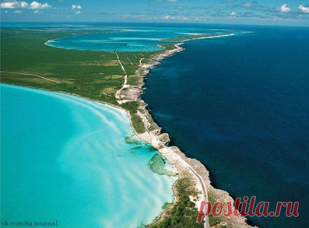 Элеутера (Багамские острова) – место, где встречаются Карибское море и Атлантический океан