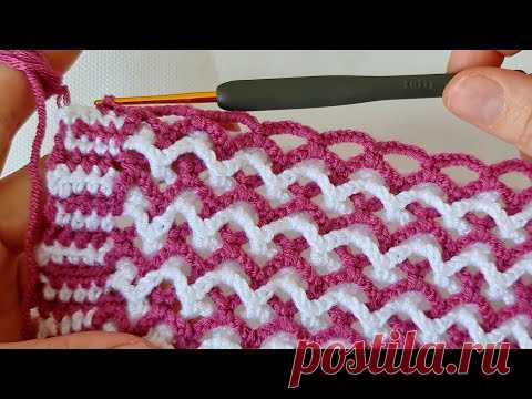 Acemilerin bile yapabileceği çok güzel zincir örgü modeli