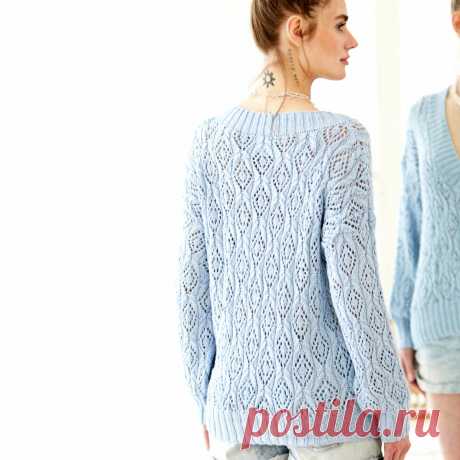 Ромбы, ромбики! Три ажурные модели спицами с красивыми ромбовидными узорами | Вязание с Paradosik_Handmade | Дзен