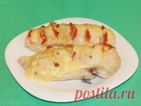 Куриная грудка с помидорами и пармезаном, рецепт для пароварки