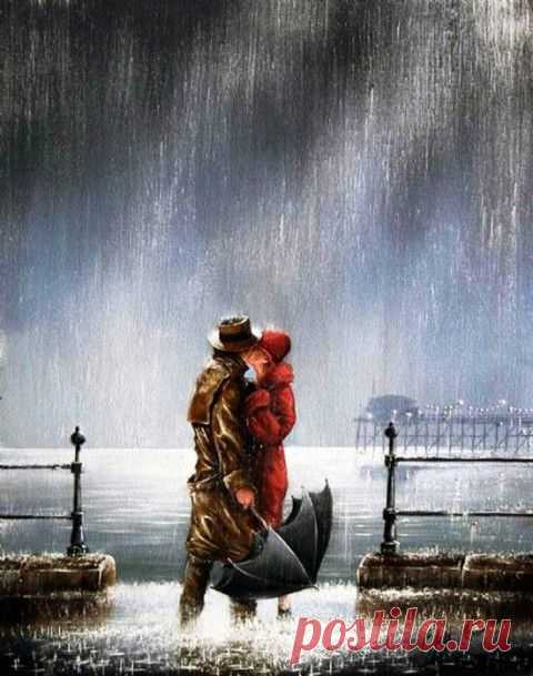 Художник, что рисует дождь....