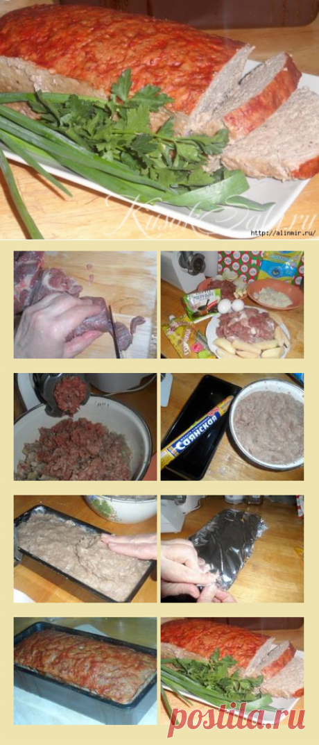 Мясной хлеб - 3 способа приготовления