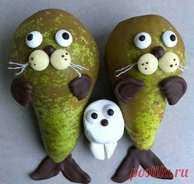 Забавные идеи с фруктами