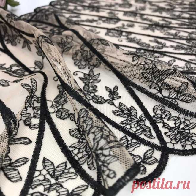 Вышивка на сетке | Продажа кружева и фурнитуры