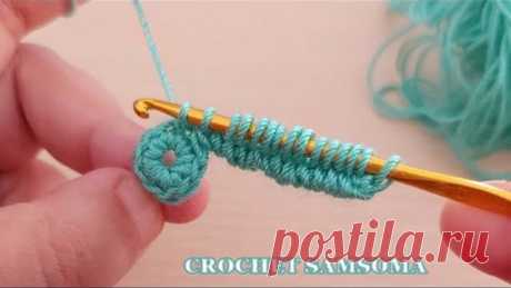 النمط السهل في الكروشيه 🤗 والأسرع حياكة ! بدأتها بحلقة كروشيه وكانت النتيجة روووعة / Easy Crochet