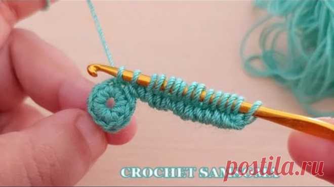 النمط السهل في الكروشيه 🤗 والأسرع حياكة ! بدأتها بحلقة كروشيه وكانت النتيجة روووعة / Easy Crochet