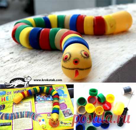 krokotak | Bottle Cap SNAKE