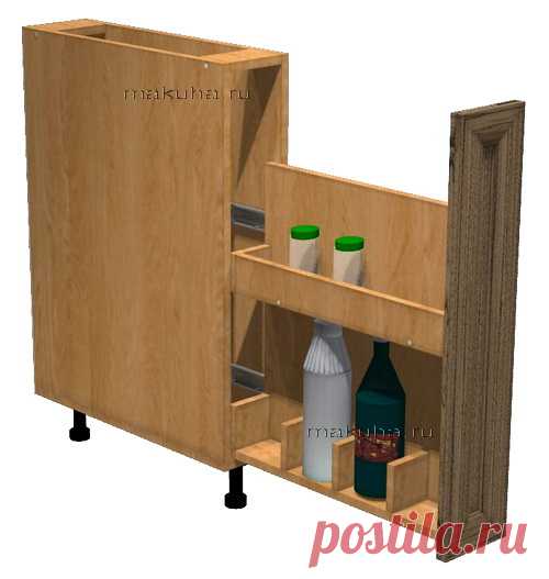 Самодельное карго (Выдвижная корзина своими руками)