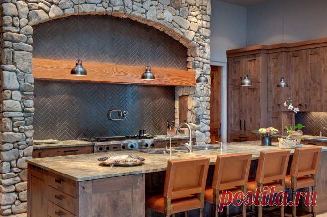 Stone Kitchen Interior Decoration Ideas - Small Design Ideas