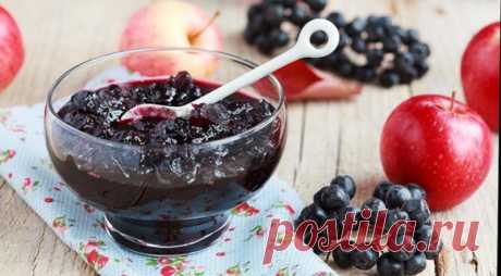 ​Варенье из черноплодной рябины с яблоками — Sloosh – кулинарные рецепты