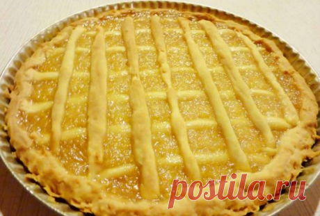 Пирог с лимонной начинкой