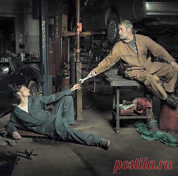 - Мсье, ключ на 24, срочно!