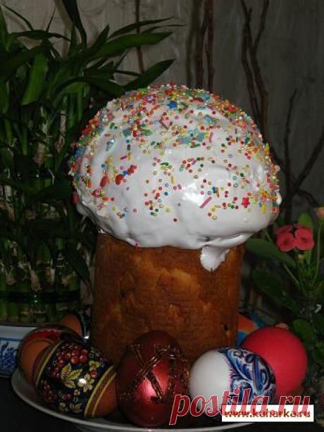 Рецепт: Кулич пасхальный. Семейный рецепт.