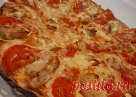 (17) Идеальнейшая пицца с курочкой🍕на скорую руку без теста - пошаговый рецепт с фото. Автор рецепта Яна Парфенова . - Cookpad