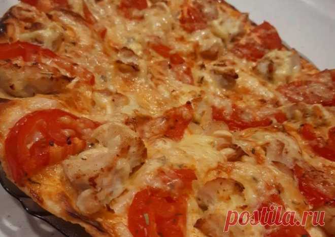 (17) Идеальнейшая пицца с курочкой🍕на скорую руку без теста - пошаговый рецепт с фото. Автор рецепта Яна Парфенова . - Cookpad