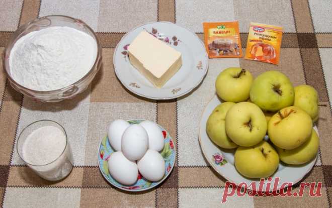 Очень вкусная Шарлотка с яблоками - Простые рецепты Овкусе.ру