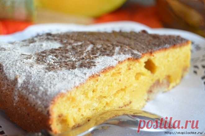 Тыквенная шарлотка с яблоками и хрустящей коричной корочкой