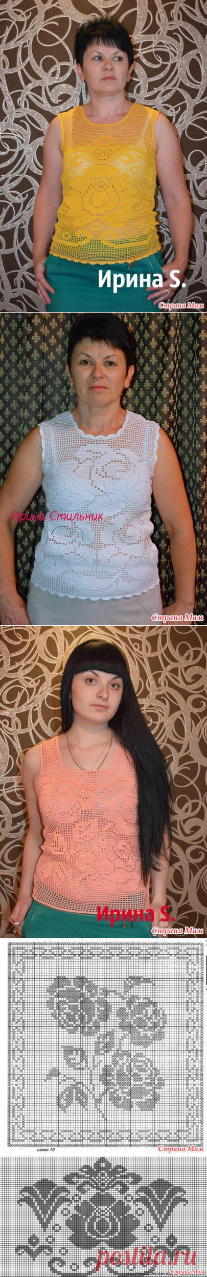 Филейные топики - Вязание - Страна Мам