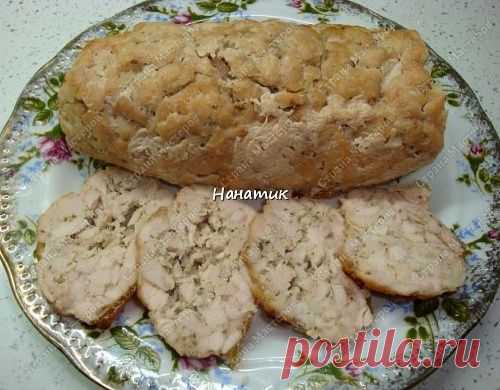 Куриный рулет в пакете (проще простого)