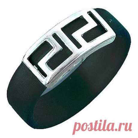 Каучуковое кольцо вставки серебро (1) ― CharmGold магазин: серебряные и золотые украшения