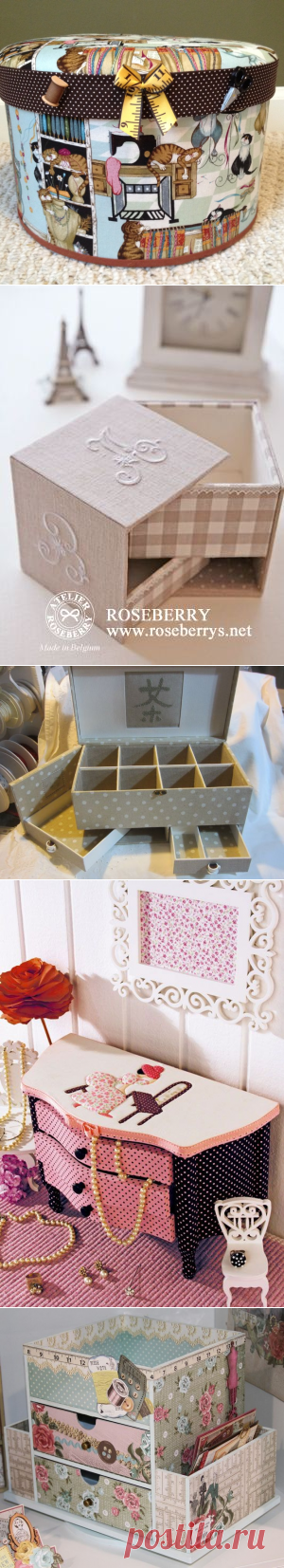 Шкатулки,коробочки и органайзеры