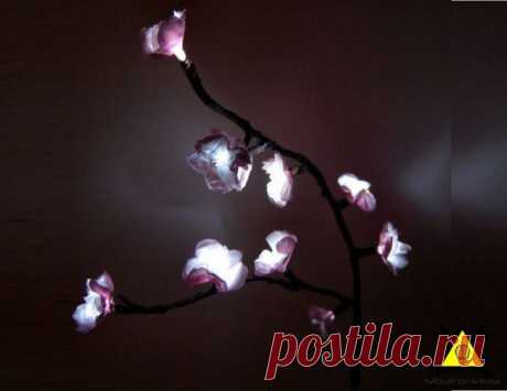 Делаем светильник «Вишневый сад»