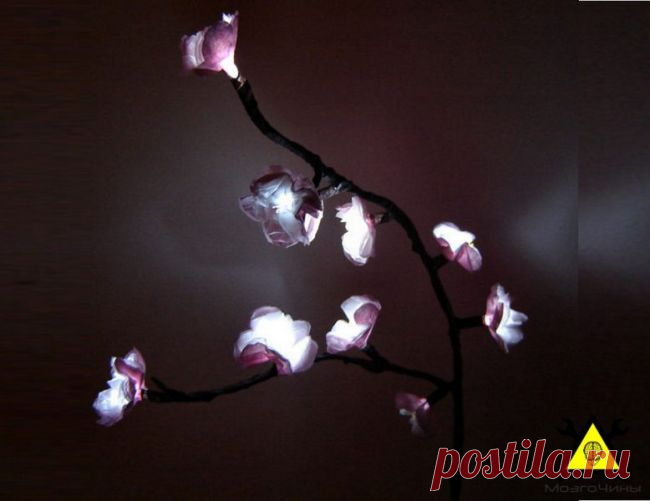 Делаем светильник «Вишневый сад»