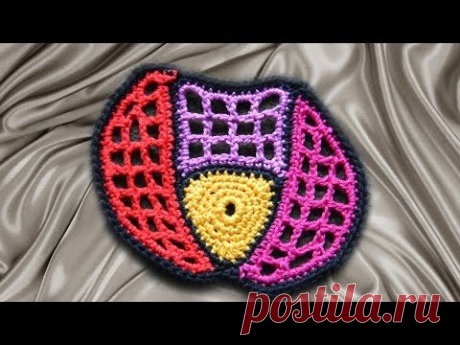 Розы Макинтоша крючком. Видео-МК