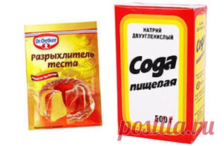 Разрыхление теста.Разрыхлители.