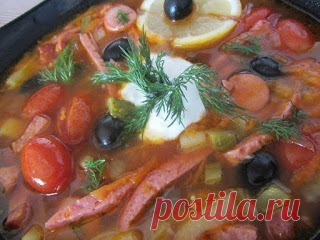 Самые вкусные рецепты: Солянка