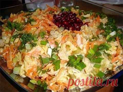 Салат "Лисичка"