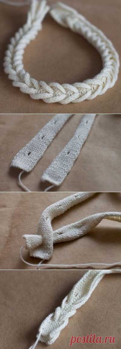 Вязаная косичка | HandMade