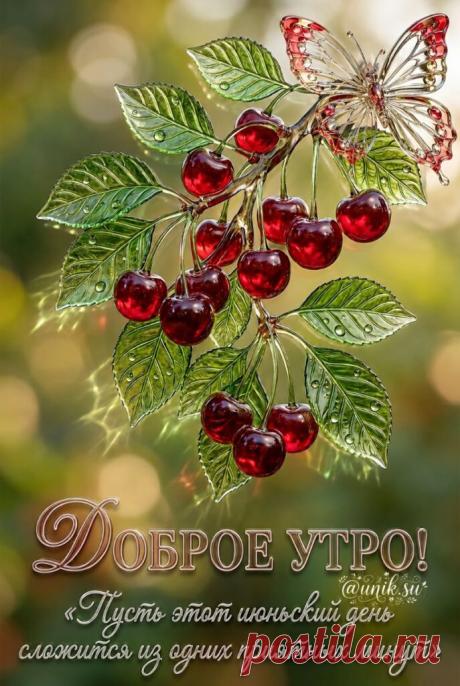 Доброе утро июня картинки пожелания