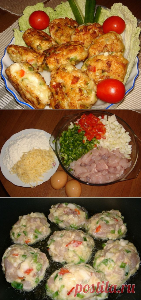 Котлеты из курицы с кабачками | Ваши любимые рецепты