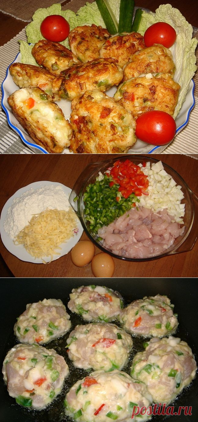 Котлеты из курицы с кабачками | Ваши любимые рецепты