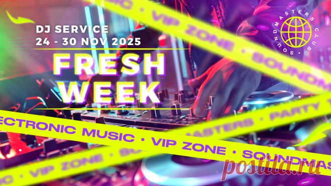 VIP - Fresh Week DJ Service 24 - 30 November 2025 | DJ | SoundMasters | Service