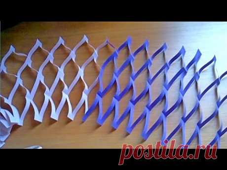 Поделки Для Дома. Как Быстро Сделать Гирлянды Из Бумаги Своими Руками. DIY Paper Decoration