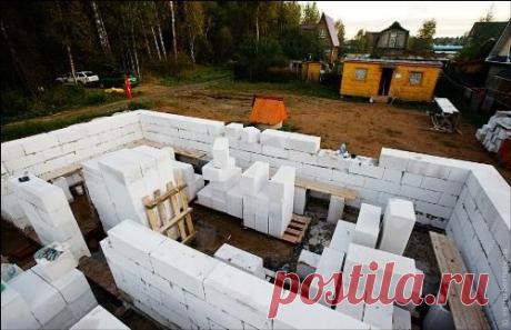 Строим дом из газосиликатных блоков. Этапы строительства дома