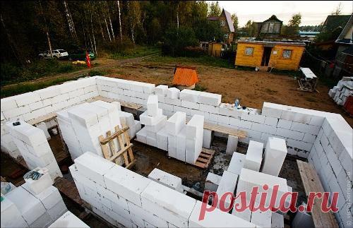 Строим дом из газосиликатных блоков. Этапы строительства дома