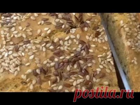 ПП хлеб из нутовой муки(нут-бараний горох)