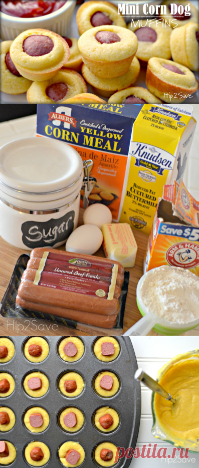 Mini Corn Dog Muffins Recipe – Hip2Save