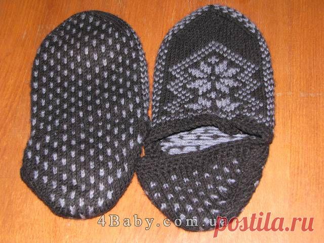 Продам тапочки с норвежским узором Киев. Купить одежду б/у Киев.