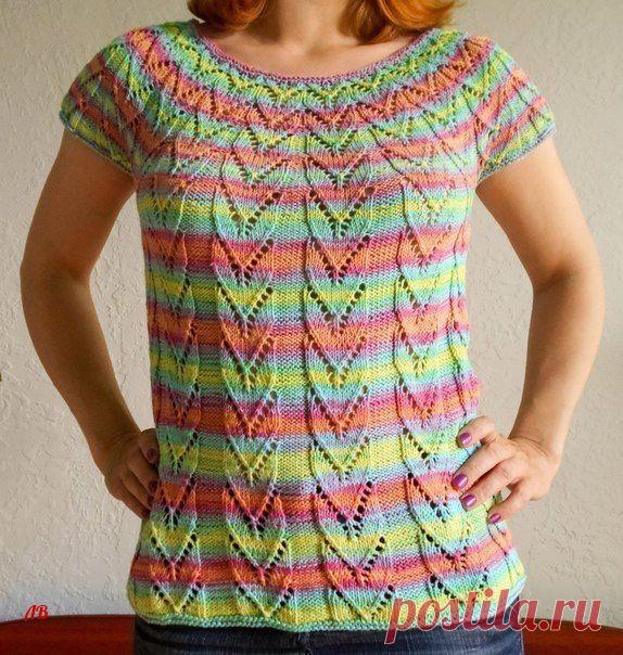 Симпатичный топ на лето