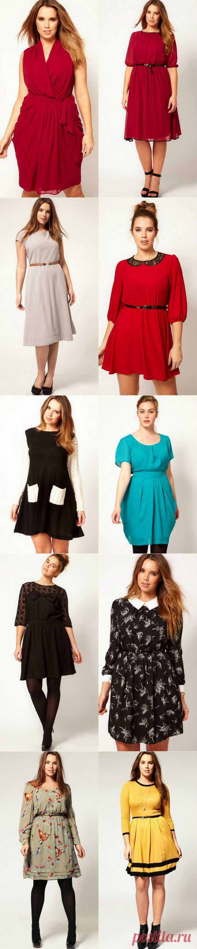 Красивые платья для полненьких девушек от ASOS