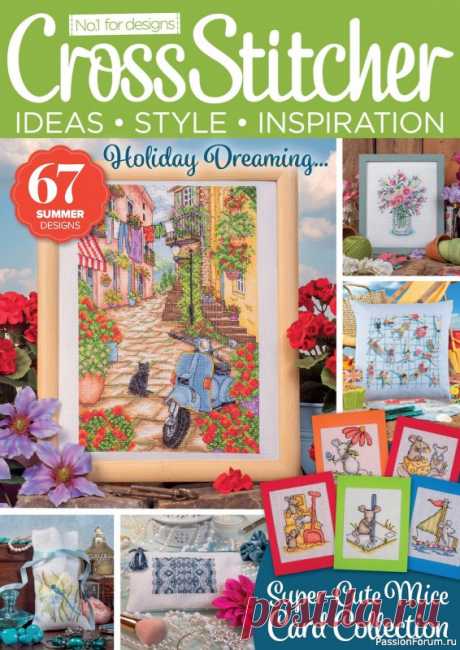 Коллекция вышивки в журнале «CrossStitcher №410 2024» | Журналы Замечательный английский журнал CrossStitcher предлагает красивые проекты вышивки крестом от лучших дизайнеров, в которых сочетаются современный интересный стиль и классические приемы вышивки. В каждом номере рукодельницы найдут для себя множество интересных проектов с высоким качеством...